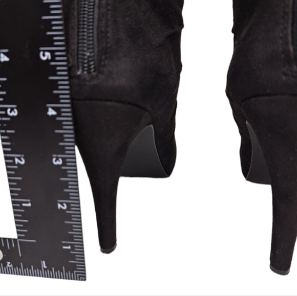 Velvet Heart Faux Suede Black Calf Women's Boots 8.5M - Picture 6 of 14
